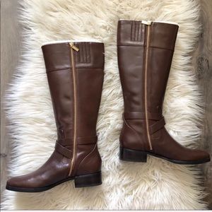 Michael Kors Shoes - Michael Kors Bryce Riding Boot-Chocolate Brown Michael Kors Shoes - Michael Kors Bryce Riding Boot-Chocolate Brown